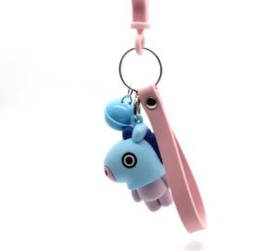 3D Cute Horse Shape Silicone Keychain For Advertising Gift