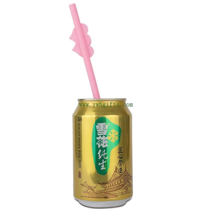 New Product Silicone Resealable Reusable Easy Cleaning Straw