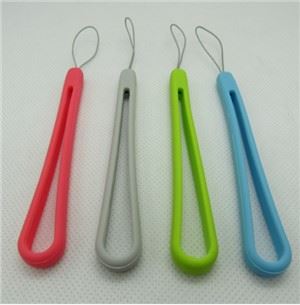 কাপ বোতল জন্য নরম রাবার সিলিকন হাত কব্জি lanyards