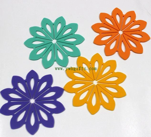 Creative Flower Silicone Drink Coaster Coffee Cup Holder Cup Tea Mat